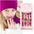thumbnail image 1 of Wearable Christmas Stickers for Kids Holiday Designs Easy Application 24 Piece Set Safe Decals Festive Party Manicure Accessories 24PCS, 1 of 4