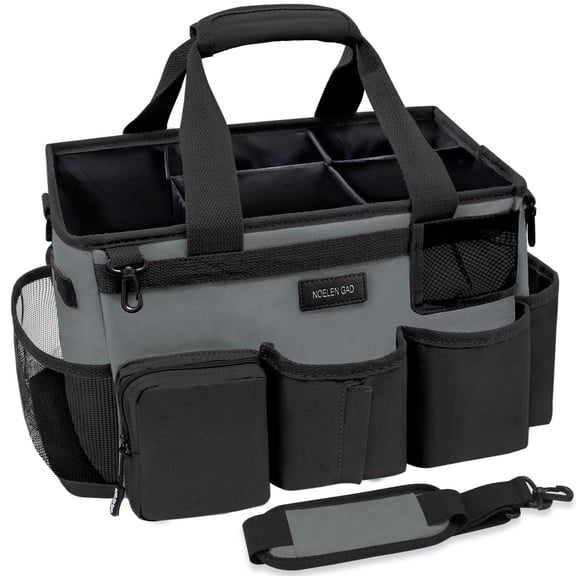Wearable Cleaning Caddy Bag,Cleaning Supply Tote for Cleaning Supplies, Cleaning Organizer with Adjustable Shoulder and Waist Straps for Cleaners & Housekeepers