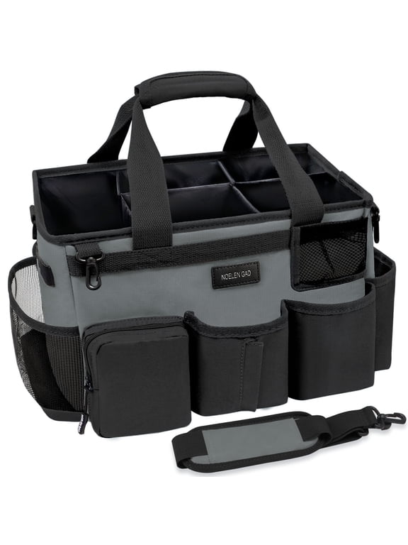 Wearable Cleaning Caddy Bag,Cleaning Supply Tote for Cleaning Supplies, Cleaning Organizer with Adjustable Shoulder and Waist Straps for Cleaners & Housekeepers