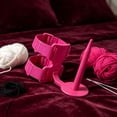 thumbnail image 1 of Wearable Crochet Yarn Holder, Arm-Fixed Spool Dispenser for Knitting and Fiber Crafts, Portable Hands-Free Yarn Stand for Crafting on the Couch, at Classes, Travel or Outdoors, 1 of 8