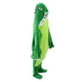 thumbnail image 1 of Wearable Dinosaur Tail Blanket Animal Sleeping Bag Hooded for Adult Jumpsuit Cozy Dinosaur Lovers Gifts Flannel Blanket Creative for Easter L, 1 of 8