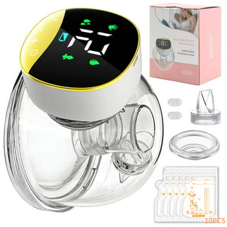 Willow Wearable Cord Free Double Electric Breast Pump, Clear