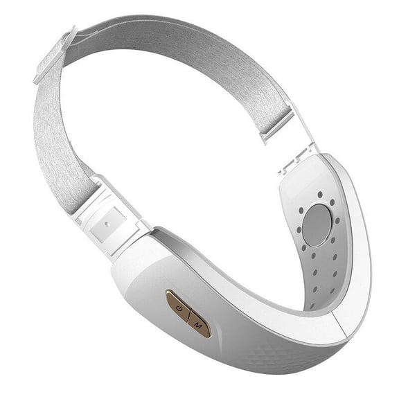 Wearable Facial Massager for Jawline and Cheek Relaxation, A Hands-Free Device with Soothing Heat, Gentle Pulses, and Red/Blue Light for an At-Home Spa Experience