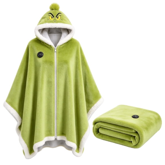 Wearable Heated Blanket, Portable USB Powered Shawl Wrap