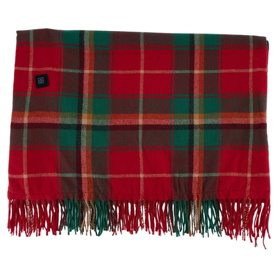 Wearable Heated Shawl Cordless Electric Blanket with Zipper, USB Rechargeable Heated Wrap, Portable Heated Shawl for Office & Travel, Christmas Gifts for Women 2025