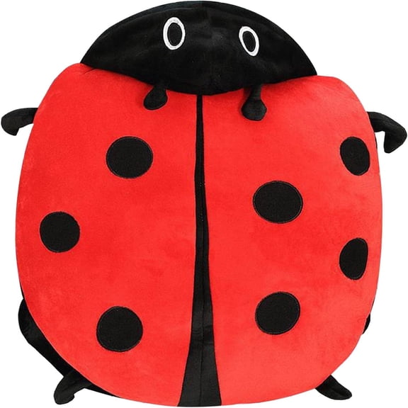 Wearable Ladybug Pillow, Lady Bug Wearable Pillow, 60cm Big Bug Wearable Pillow, Plush Giant Ladybug Warm Sleeping Pillow, Stuffed Plush Blanket Pillow, Cute Warm Sleeping Wearable Pillows Plush