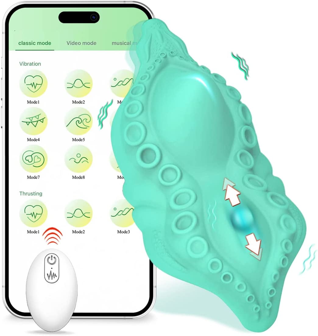 Wearable Panty Vibrator with App Control Vibrating Eggs,Rechargeable  Butterfly Vibrators Clitorals Stimulator Vibrating Panties Wearable Sex Toy  for