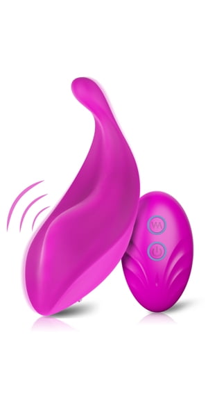 Wearable Panty Vibrator with Remote Control, Panties Vibrating Eggs  Butterfly Vibrators 12 Vibration Patterns