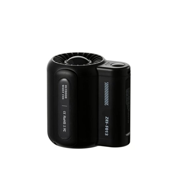 Wearable Personal Cooler Fan Portable Airflow 3 Speed Waist Cooler For Outdoor Activities And Indoor Use