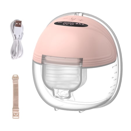 Wearable Pump for Breastfeeding Portable Electric Pump Hands Free 3 Modes 12 Suction Low Noise with 24mm Silicone Flange 180ml Storage Capacity