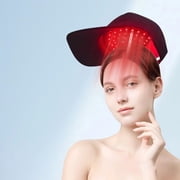 Wearable Scalp Care Hat with Red & Blue Light, Cordless and Rechargeable Hands-Free Light Device for At-Home Wellness Routines, Adjustable Brightness & Modes New
