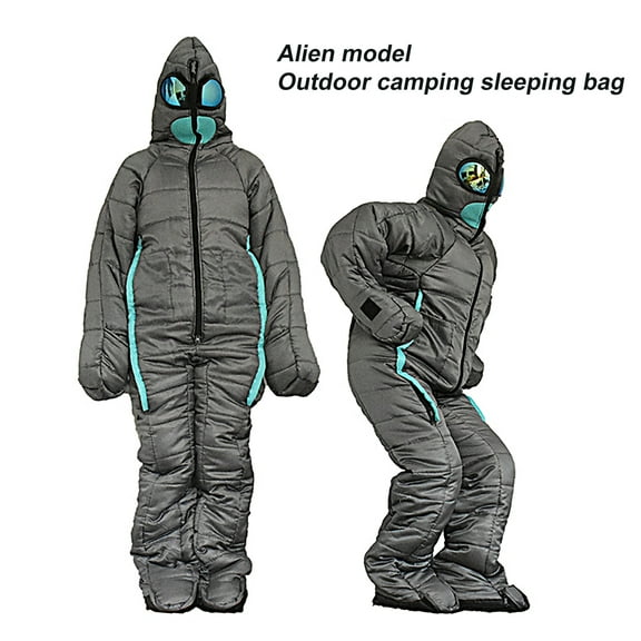 Wearable Sleeping Bag Suit Creative Alien Sleeping Bag for Adult Men Women,Standing 3 Season Full Body Sleeping Bag for Outdoor Camping Travel Hiking