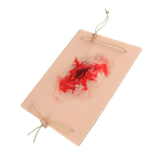 Wearable Trauma Wound Skin Module Reusable Trauma Skin Model for Emergencies Medicals Training and Medicals Education
