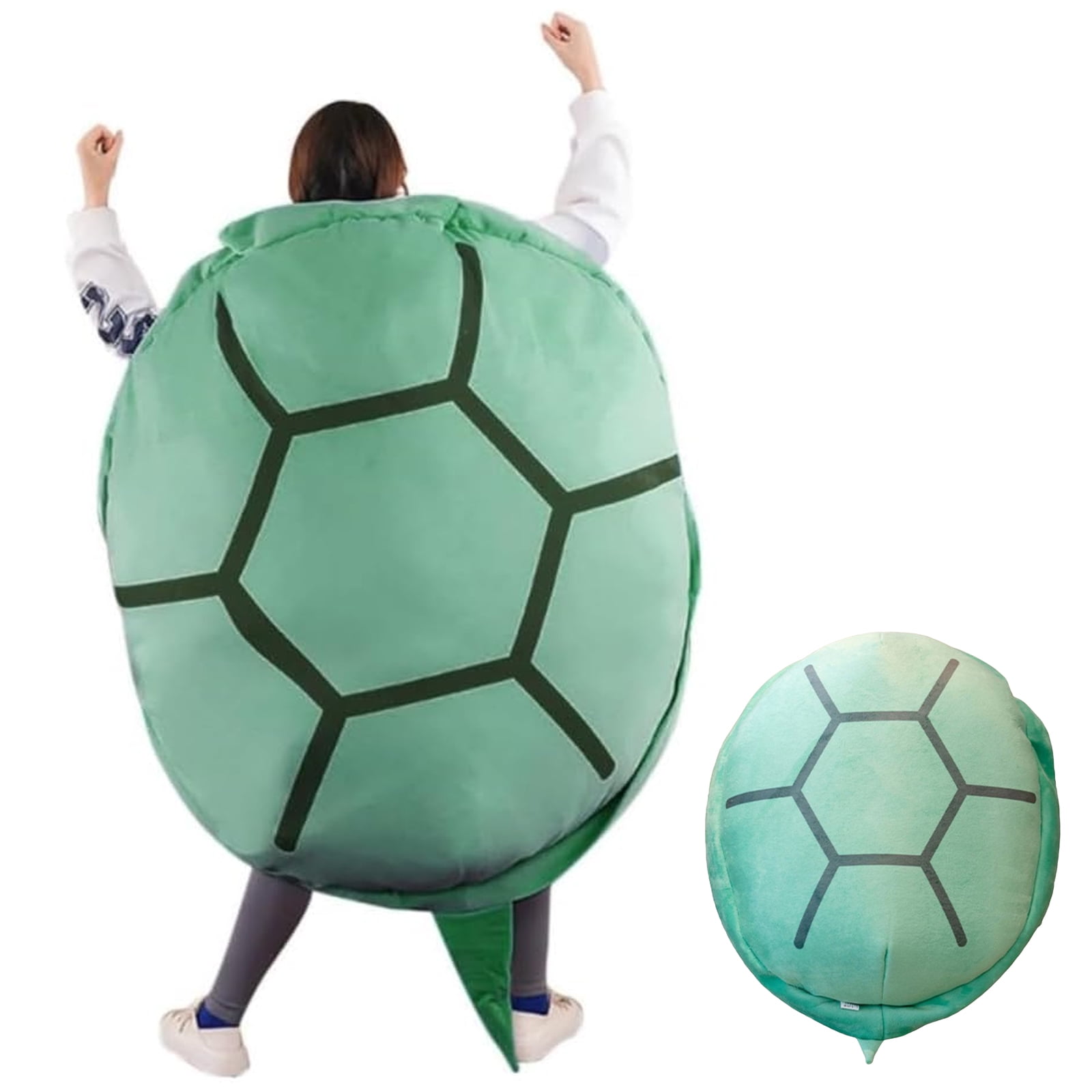 Wearable Turtle Shell Pillow, Stuffed Animal Plush Toy Cosplay Costume