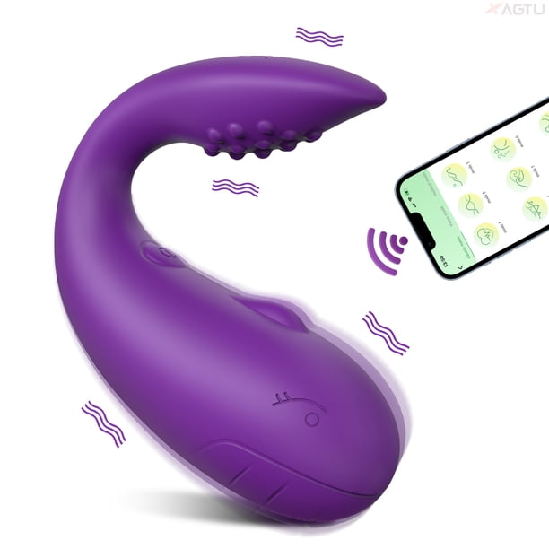Wearable Vibrator, APP Remote Control Vibrating Panties with 9 Vibrating  Modes for G Spot Purple - Walmart Business Supplies