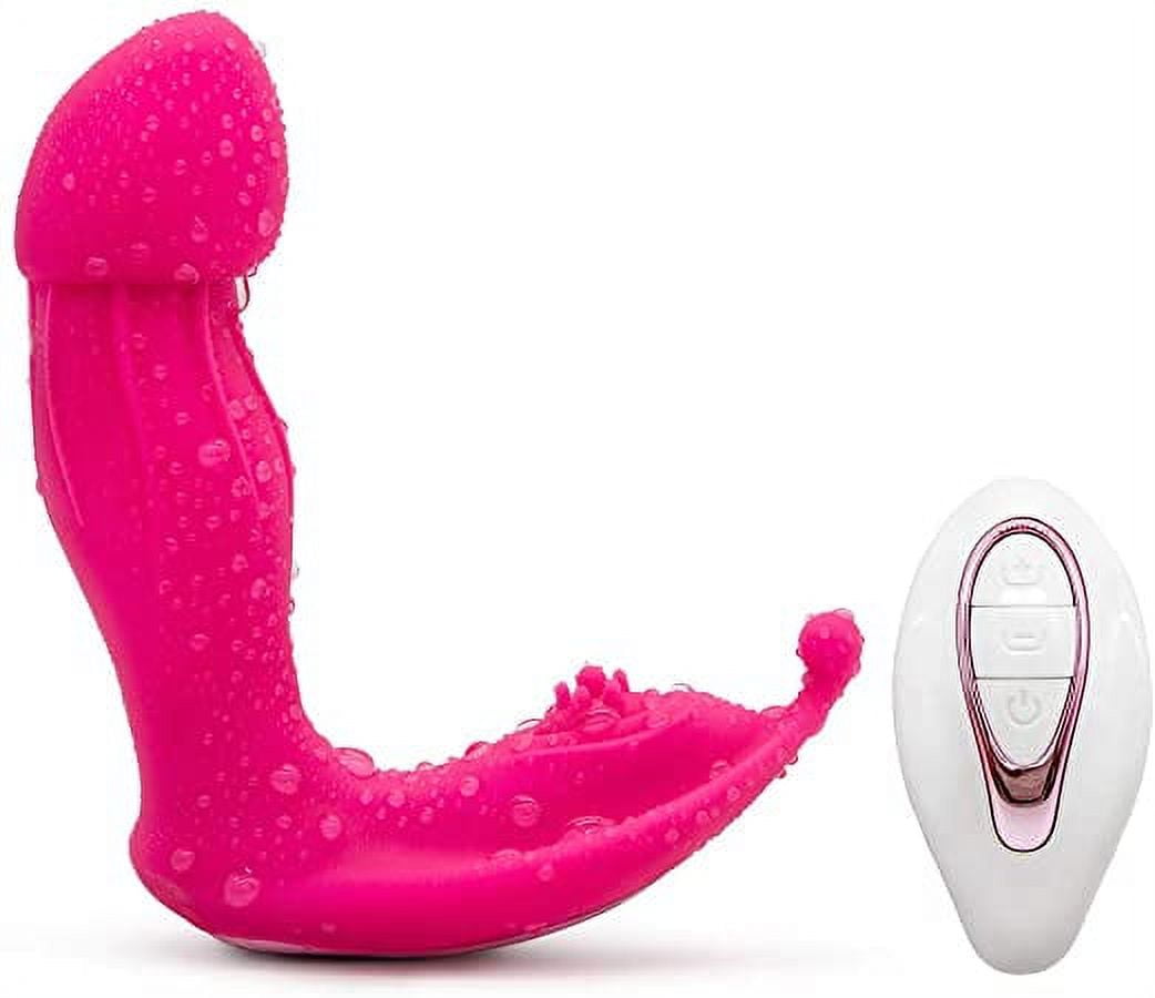 Wearable Vibrator for Women, Wireless Bluetooth with Remote Control Portable Invisable G Spot Clitoral Stimulator Panty Dildo Adult Sex Toys for Female Her Pleasure image