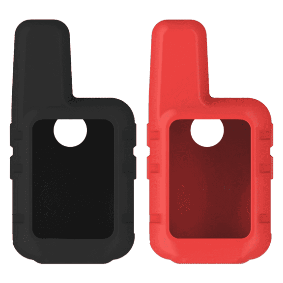 Wearable4U Garmin Inreach Mini 2 Pack Silicone Protective Case | Black Orange Color Case Type for Garmin Inreach Mini GPS