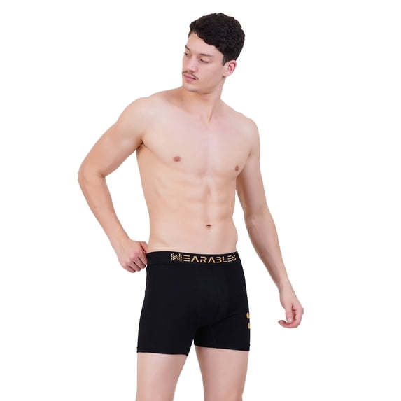 Wearables Men’s Organic Cotton Briefs Underwear – 7 Pack, Ultra-Soft Breathable Comfort, Black | Comfort Series