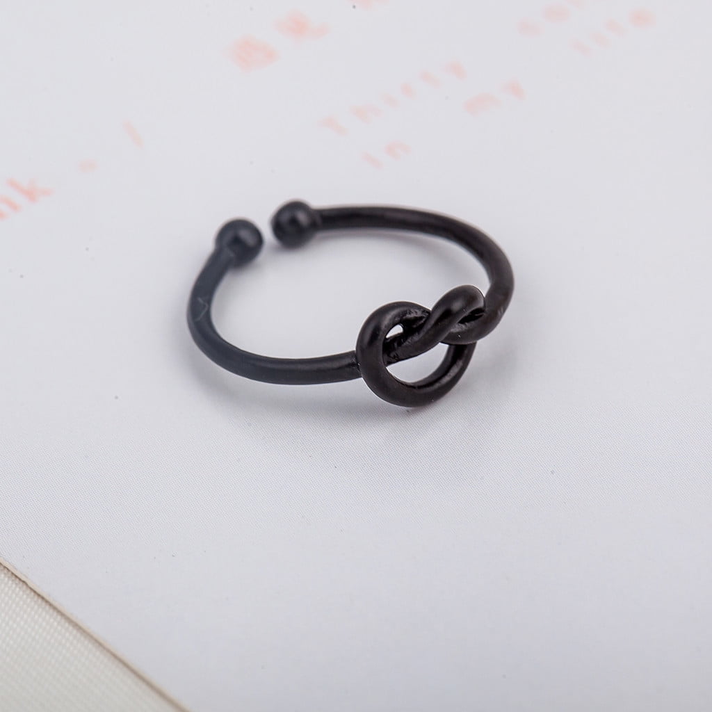 Wearables Simple Knot Open Adjustable Ring for women