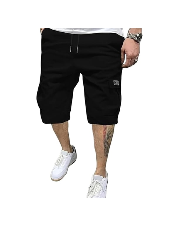 Wearcinder Mens Sport Cargo Shorts with Multi-Pocket Tactical Style