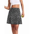 thumbnail image 1 of Weardear 18" High Waisted Skirts for Women Pleated Athletic Skorts with 4 Pockets Inner Drawstring Golf Skirts for Tennis Workout, 1 of 6