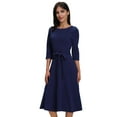 thumbnail image 1 of Weardear Cocktail Dress For Women Vintage Modest Wedding Guest 3/4 Sleeves Dresses 2024 Formal Church Dress, 1 of 5