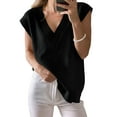 thumbnail image 1 of Weardear Summer Sweater Vest for Women Pullover Ribbed Knit Tank Tops Sleeveless Casual Loose Fit V Neck Cap Sleeve Tops, 1 of 7