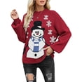 thumbnail image 1 of Weardear Sweaters for Women 2024 Fashion Trendy Lantern Long Sleeve Mockneck Pullover Fall Knit Sweater Tops, 1 of 6