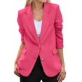thumbnail image 1 of Weardear Women's Fall Business Casual Blazers Long Sleeve Notch Lapel Trendy Work Office Blazer Jackets Outerwear, 1 of 6
