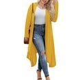 thumbnail image 1 of Weardear Women's Plus Size Cardigan Long Sleeve Open Front Drape Cardigans Lightweight Long Duster, 1 of 7
