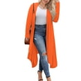 thumbnail image 1 of Weardear Women's Plus Size Cardigan Long Sleeve Open Front Drape Cardigans Lightweight Long Duster, 1 of 7