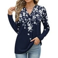 thumbnail image 1 of Weardear Women's V Neck 3/4 Sleeve T Shirts Casual Basic Summer Tees Shirts Loose Fit Tunic Tops, 1 of 6