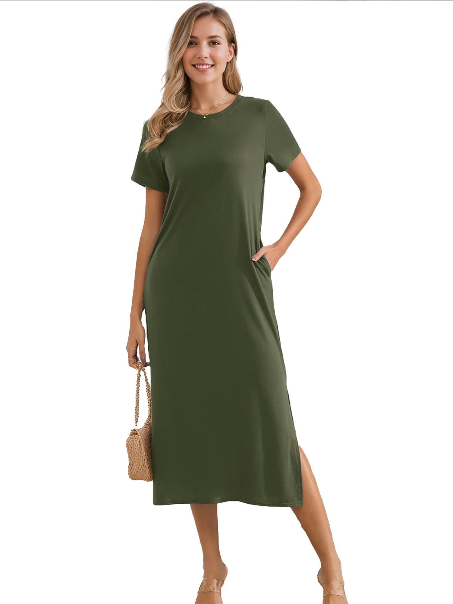 Ladies Dresses T Shirt Maxi Dress Petite T Shirt Dress Long