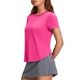 thumbnail image 1 of Weardear Workout Tops for Women UPF 50+ Yoga Shirts Short Sleeve Athletic Tops with Side Slits Loose Fit Running Gym Tee Top, 1 of 7