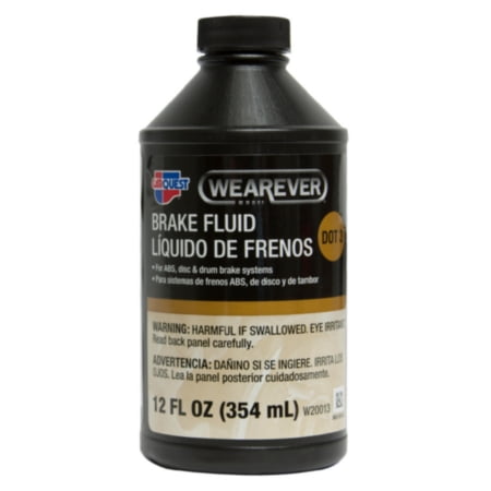 Wearever DOT 3 Premium Synthetic Brake Fluid, 12 oz.