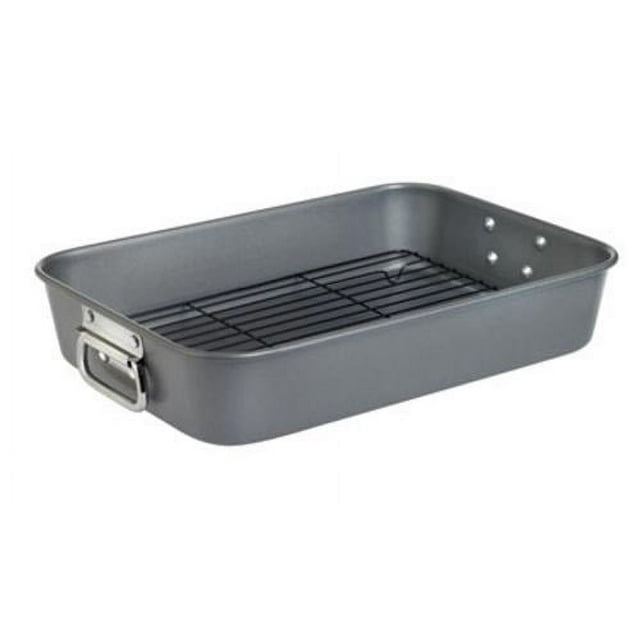 Wearever J0939064 Commercial Nonstick Roaster with Rack, 15.74" x 11