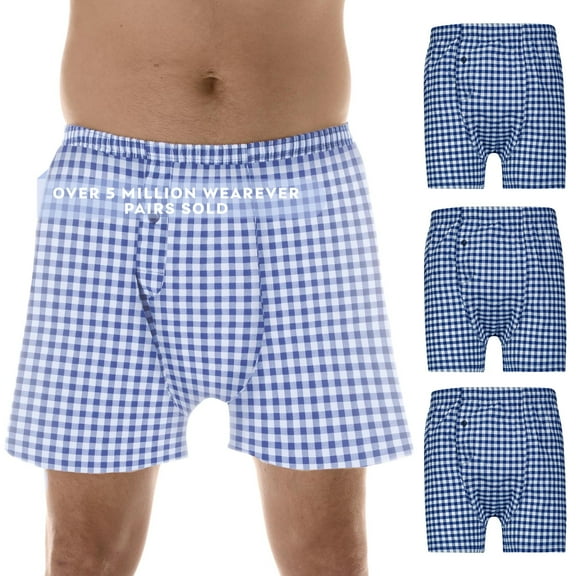 Wearever Men's Bladder Control Washable Incontinence Underwear 3-Pack 3 Count