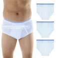 thumbnail image 1 of Wearever Men's Incontinence Underwear Washable Bladder Control Briefs, 3-Pack, 1 of 10