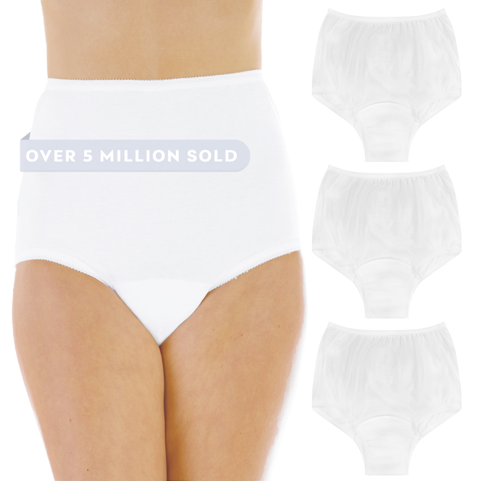 Guvpev 3 Pack Everdries Leakproof Ladies Underwear - Everdries