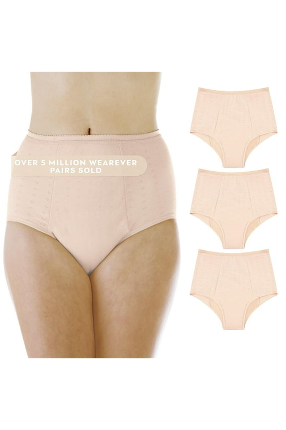Women's Incontinence Underwear, Super Absorbent Bladder Control Panties, Reusable 3-Pack