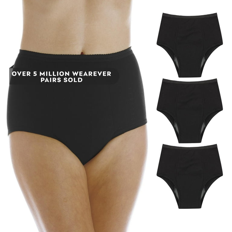 Wearever Women's Super Incontinence Panties, Full Cut