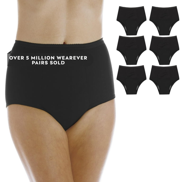 Wearever Women's Incontinence Underwear Reusable Maximum Bladder