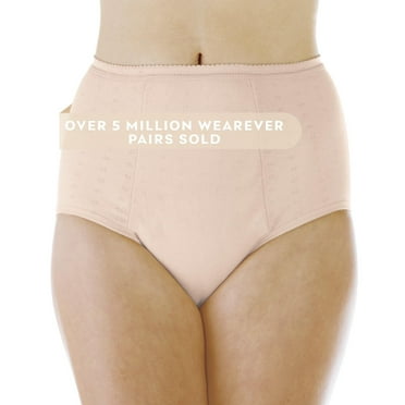 Wearever Women's Incontinence Underwear Reusable Maximum Bladder Control Panties for Feminine Care, Single Pair