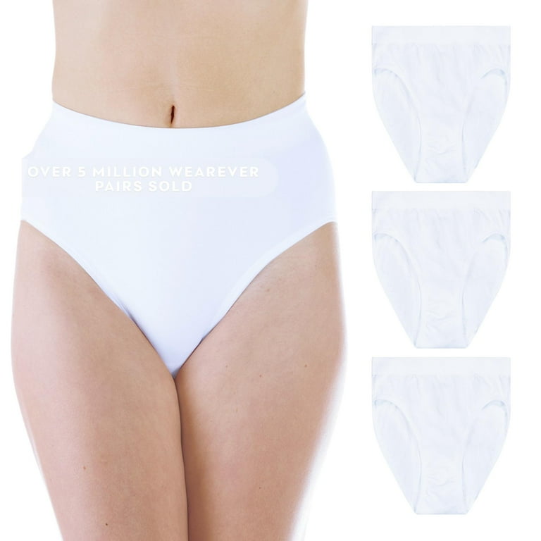 https://i5.walmartimages.com/seo/Wearever-Women-s-Smooth-and-Silky-Incontinence-Panties-High-Leg-Briefs-Light-Absorbency-White-Medium-Pack-of-3_605f0a4c-068a-4efa-ae4d-5431fd5f6f0c.5142f0a338283812592d142a78f919e6.jpeg?odnHeight=768&odnWidth=768&odnBg=FFFFFF