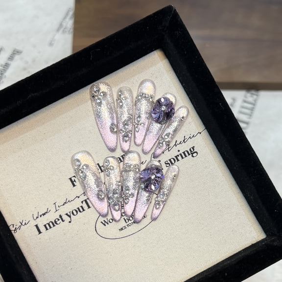 Wearing Armor Purple Phantom Zircon Rhinestone Sequins