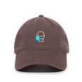 thumbnail image 1 of Wearing Mask Baseball Cap Embroidered Cotton Adjustable Dad Hat Brown, 1 of 1