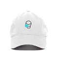 thumbnail image 1 of Wearing Mask Baseball Cap Embroidered Cotton Adjustable Dad Hat White, 1 of 1