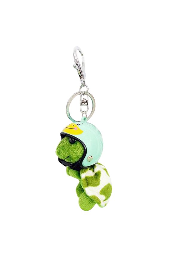 Wearing Turtle Keychain Cute Plush Keychain Pendant Bag Jewelry Accessories for Car Decorations Party Gift