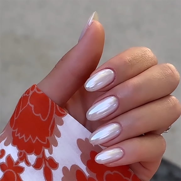 Wearing fake nail pads White laser nail pads Removable nail pads Wholesale nail patches Wearable nail stickers
