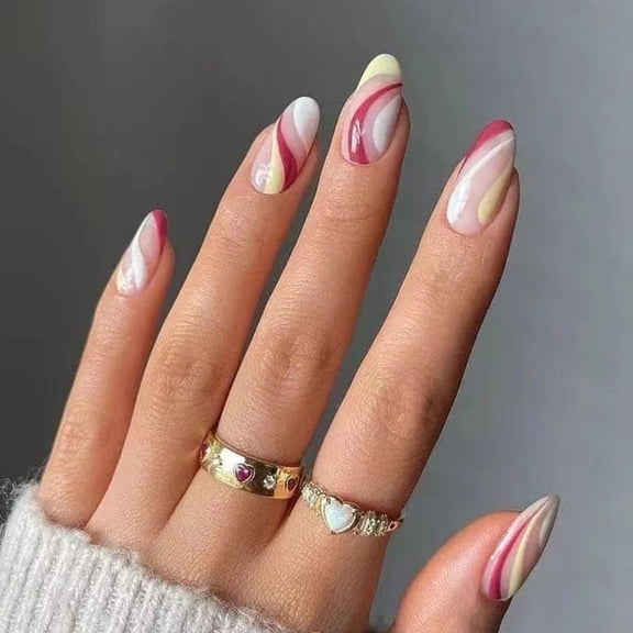 Wearing nail finished fake nail nail patch French nail patch false nails cross-border direct supply
